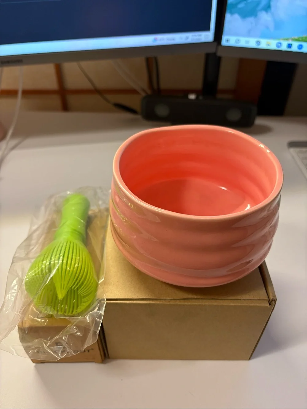 Matcha bowl and whisk